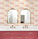 140110WR Muses peel and stick wallpaper master bathroom from Elana Gabrielle