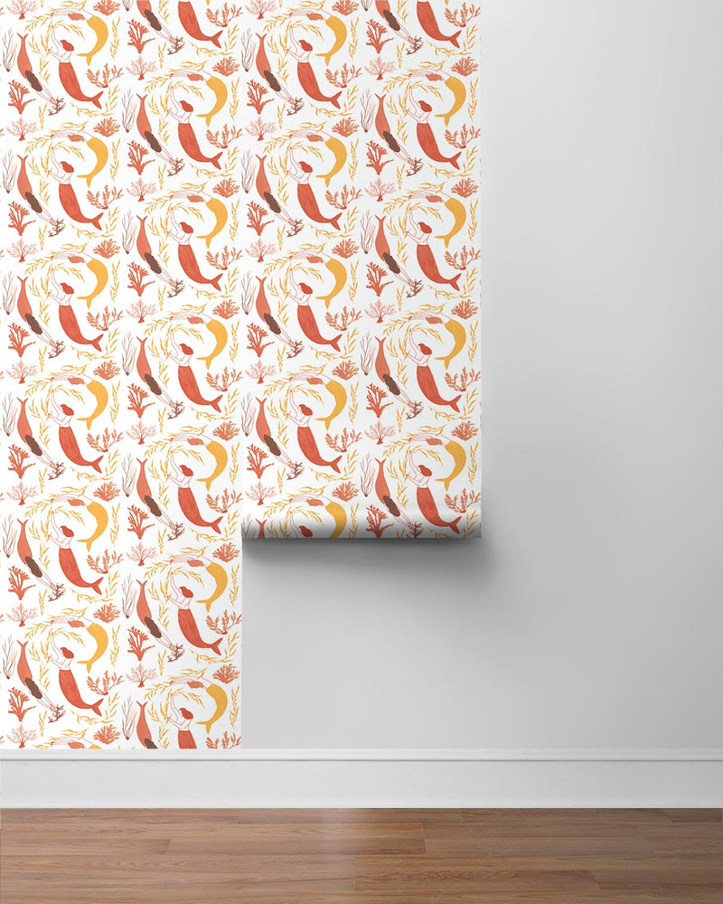 140110WR Muses peel and stick wallpaper roll from Elana Gabrielle