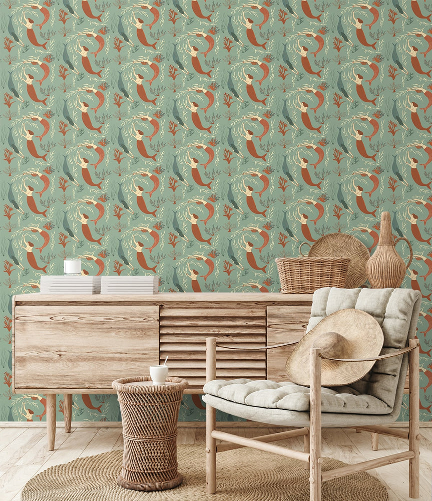 140111WR Muses peel and stick wallpaper living room from Elana Gabrielle