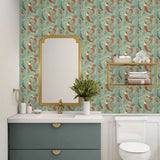140111WR Muses peel and stick wallpaper bathroom from Elana Gabrielle