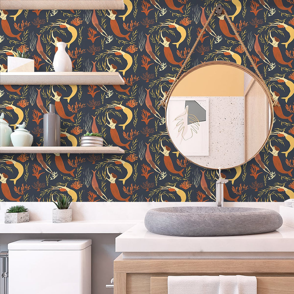 
                  
                    140112WR Muses peel and stick wallpaper decor from Elana Gabrielle
                  
                