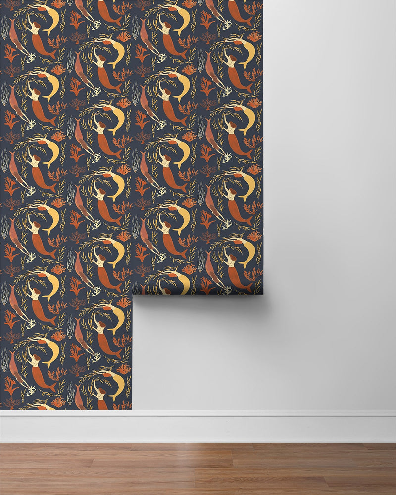 140112WR Muses peel and stick wallpaper roll from Elana Gabrielle