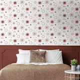 140120WR Sun Phases peel and stick wallpaper bedroom from Elana Gabrielle