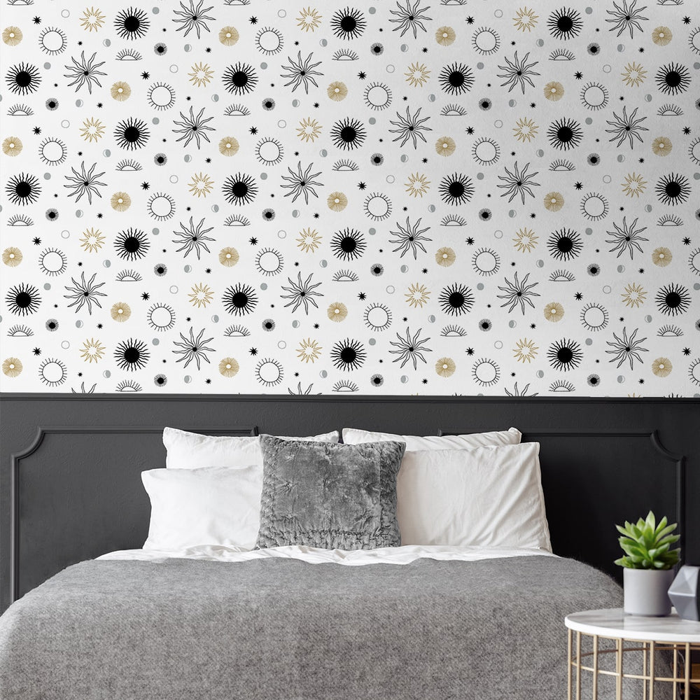 
                  
                    140122WR Sun Phases peel and stick wallpaper bedroom from Elana Gabrielle
                  
                