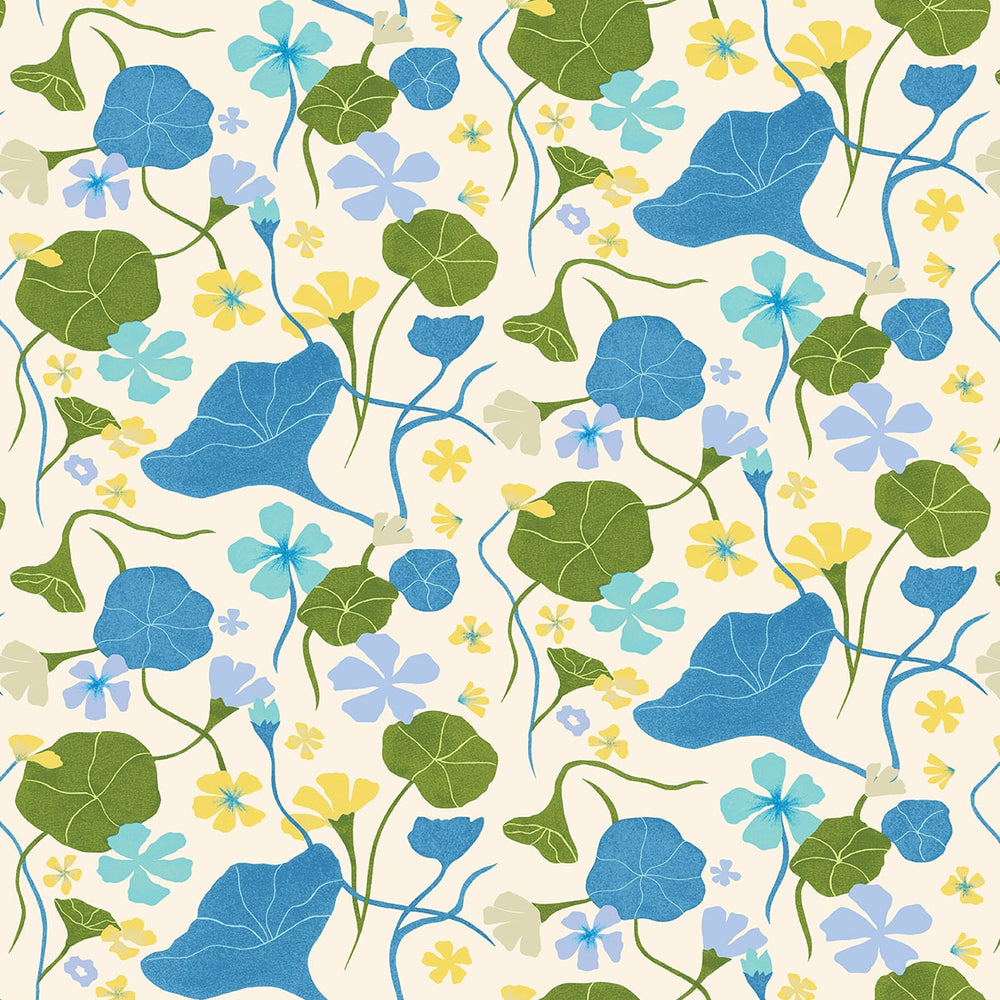 
                  
                    140141WR Nasturtiums floral peel and stick wallpaper from Elana Gabrielle
                  
                