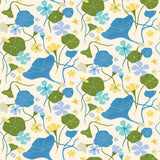 140141WR Nasturtiums floral peel and stick wallpaper from Elana Gabrielle