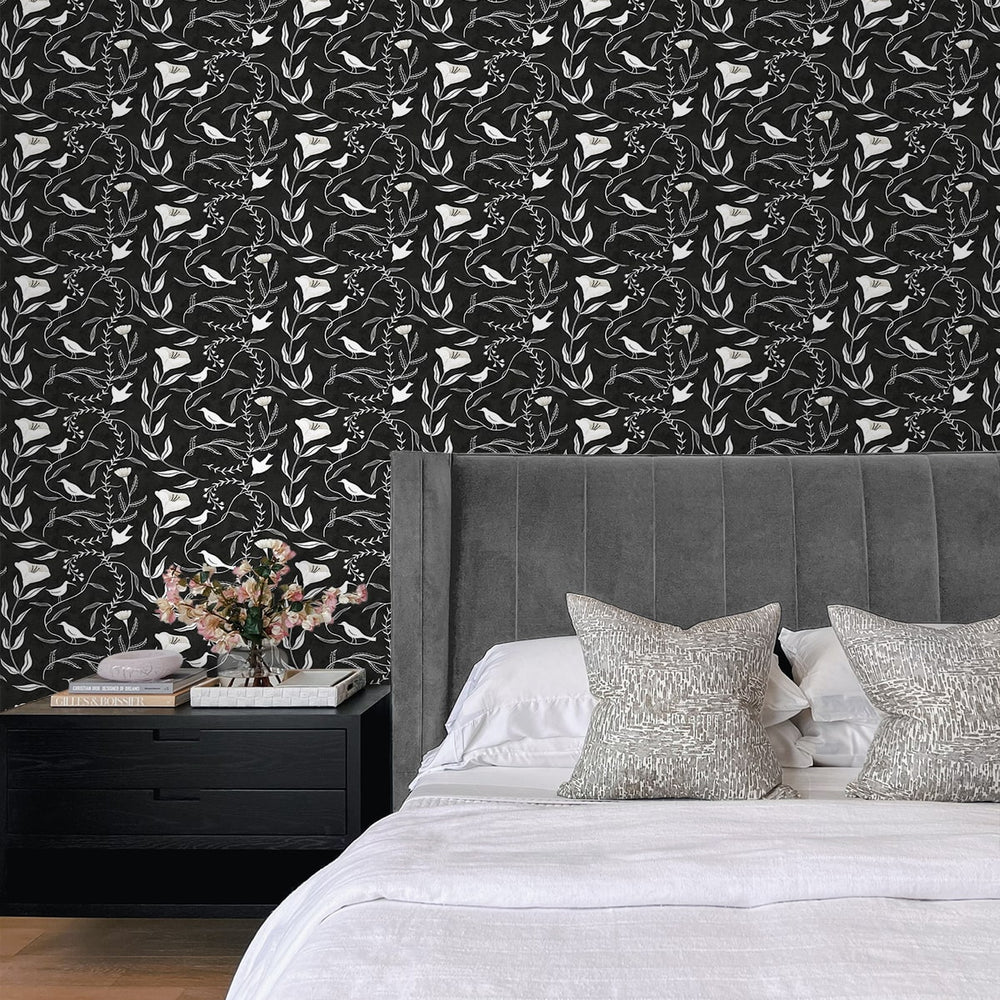 
                  
                    140150WR bird peel and stick wallpaper bedroom from Elana Gabrielle
                  
                