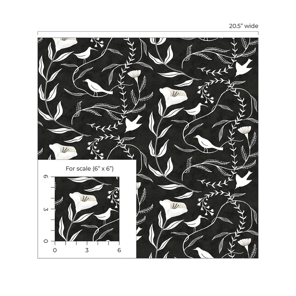 
                  
                    140150WR bird peel and stick wallpaper scale from Elana Gabrielle
                  
                