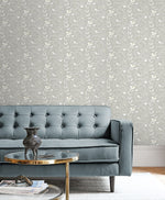 140151WR bird peel and stick wallpaper living room from Elana Gabrielle