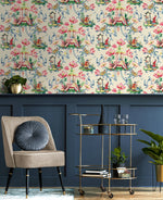 150100WR Chinoiserie peel and stick wallpaper from Harrison Howard