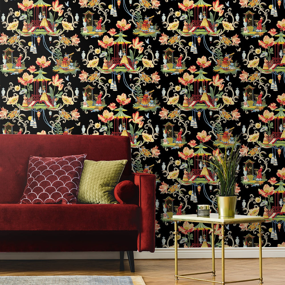 
                  
                    150101WR Chinoiserie peel and stick wallpaper from Harrison Howard
                  
                