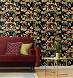 150101WR Chinoiserie peel and stick wallpaper from Harrison Howard