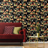 150101WR Chinoiserie peel and stick wallpaper from Harrison Howard