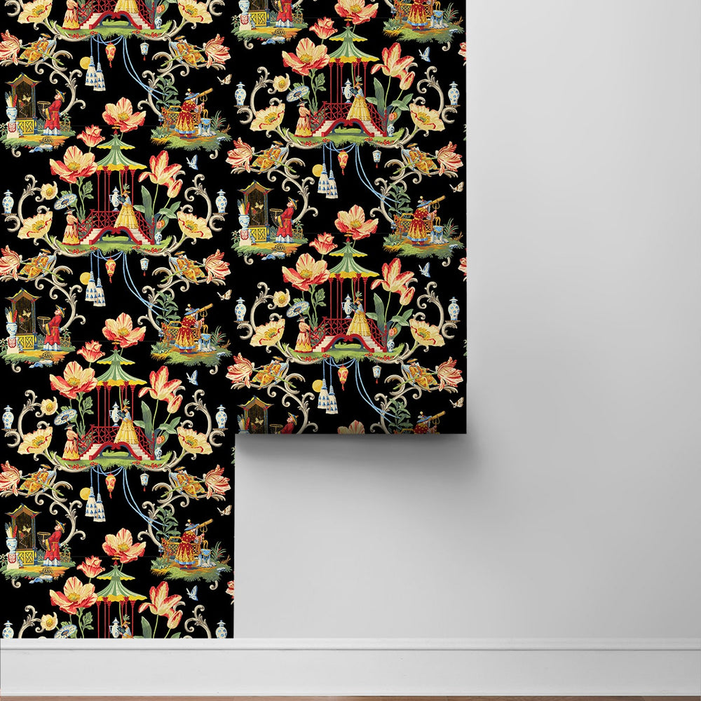 
                  
                    150101WR Chinoiserie peel and stick wallpaper roll from Harrison Howard
                  
                