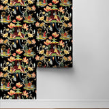 150101WR Chinoiserie peel and stick wallpaper roll from Harrison Howard