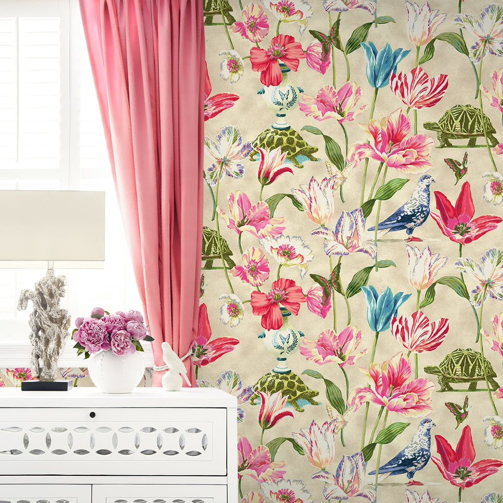 
                  
                    150110WR floral peel and stick wallpaper decor from Harrison Howard
                  
                