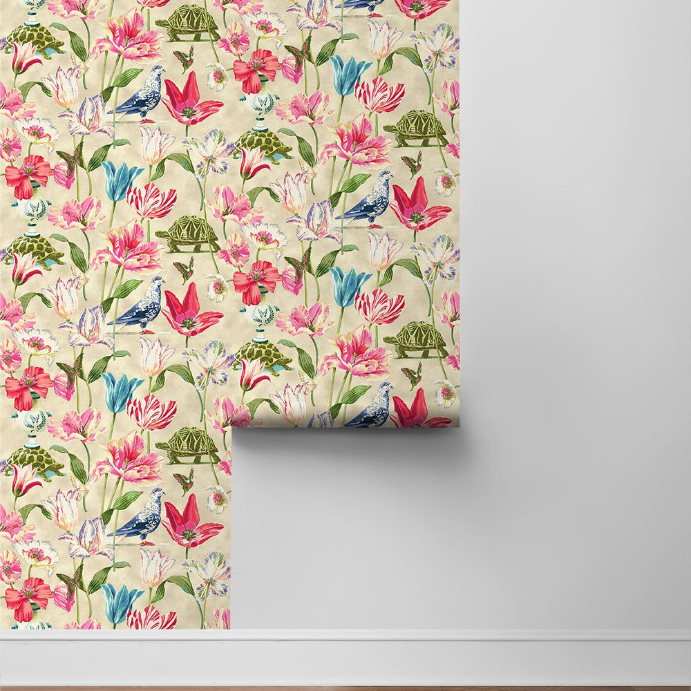 
                  
                    150110WR floral peel and stick wallpaper roll from Harrison Howard
                  
                