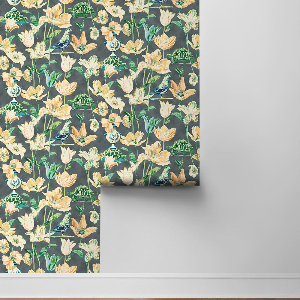
                  
                    150112WR floral peel and stick wallpaper roll from Harrison Howard
                  
                
