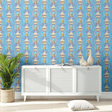 150121WR beach peel and stick wallpaper entryway from Harrison Howard
