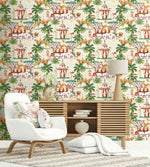 Night in India Leopard peel and stick wallpaper 150130WR from Harrison Howard