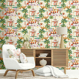 Night in India Leopard peel and stick wallpaper 150130WR from Harrison Howard