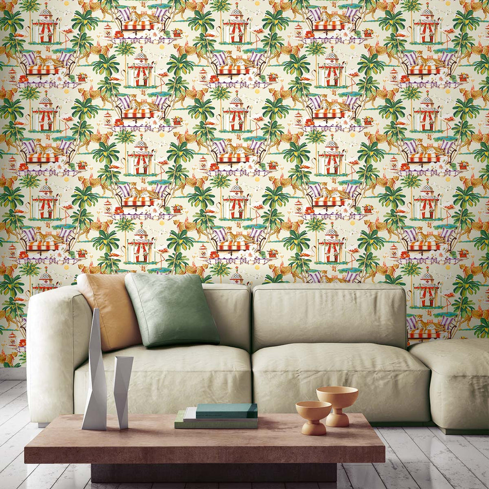 
                  
                    Night in India Leopard peel and stick wallpaper living room 150130WR from Harrison Howard
                  
                
