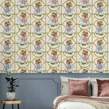 150160WR Harrison Howard Before the Raj peel and stick wallpaper bedroom