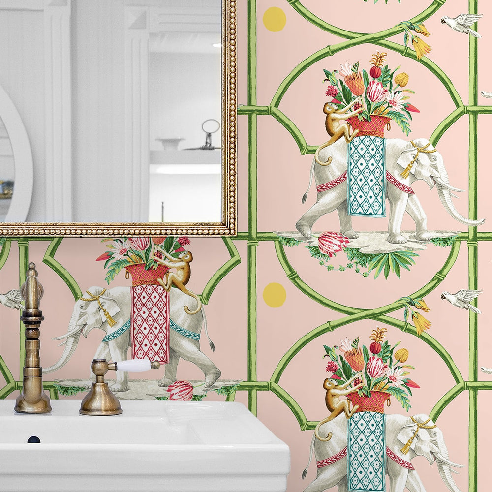 
                  
                    150161WR Harrison Howard Before the Raj peel and stick wallpaper bathroom
                  
                