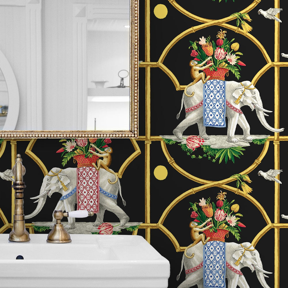 
                  
                    150162WR Harrison Howard Before the Raj peel and stick wallpaper bathroom
                  
                
