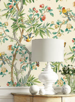 160020WR chinoiserie peel and stick wallpaper decor from Surface Style