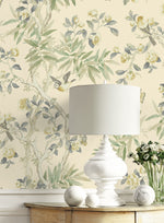 160021WR chinoiserie peel and stick wallpaper decor from Surface Style
