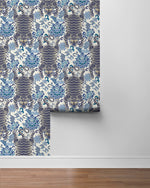 160041WR1 Tiger Eye peel and stick wallpaper roll from Surface Style