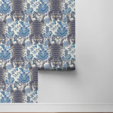 160041WR1 Tiger Eye peel and stick wallpaper roll from Surface Style