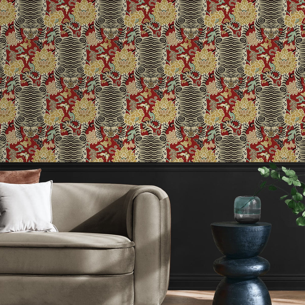 
                  
                    160042WR1 Tiger Eye peel and stick wallpaper living room from Surface Style
                  
                