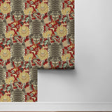 160042WR1 Tiger Eye peel and stick wallpaper roll from Surface Style