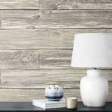160090WR faux wood peel and stick wallpaper decor from Surface Style