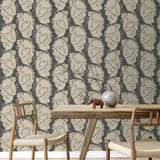 160130WR face peel and stick wallpaper dining room from Surface Style