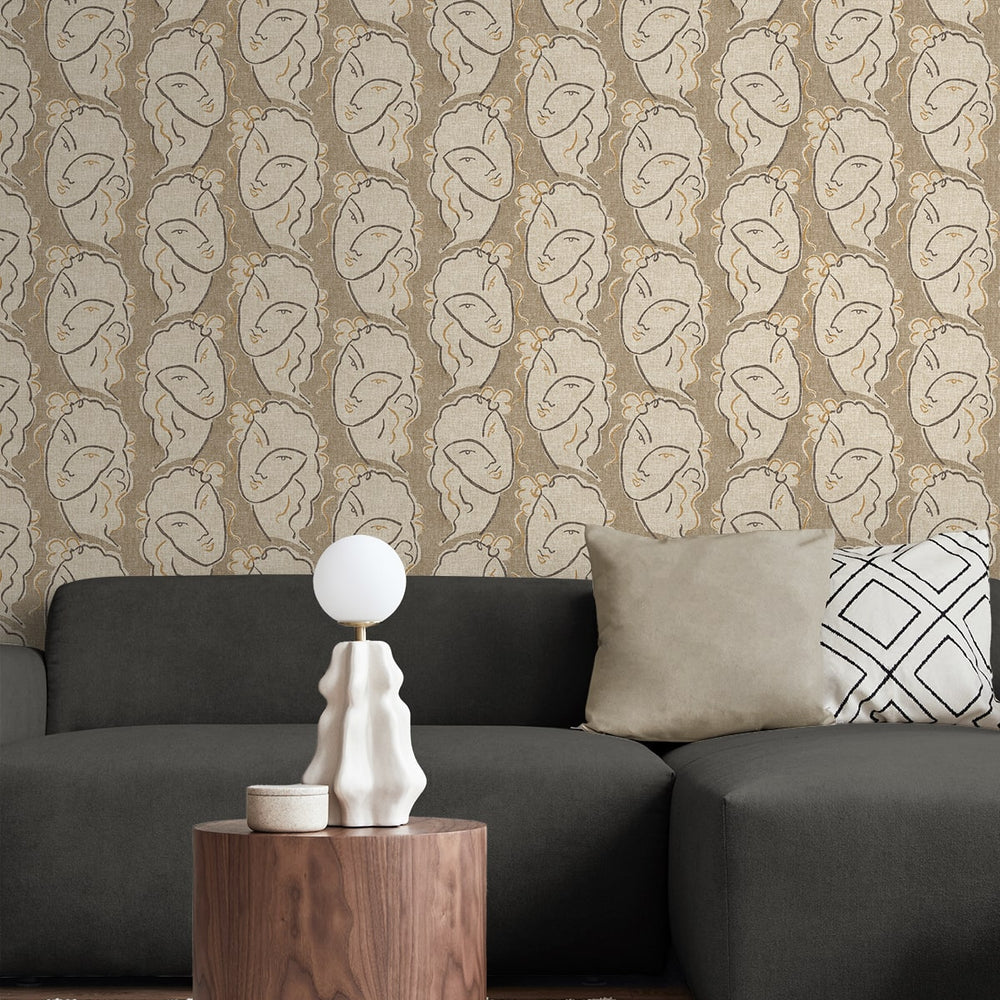 
                  
                    160131WR face peel and stick wallpaper living room from Surface Style
                  
                