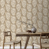 160131WR face peel and stick wallpaper dining room from Surface Style