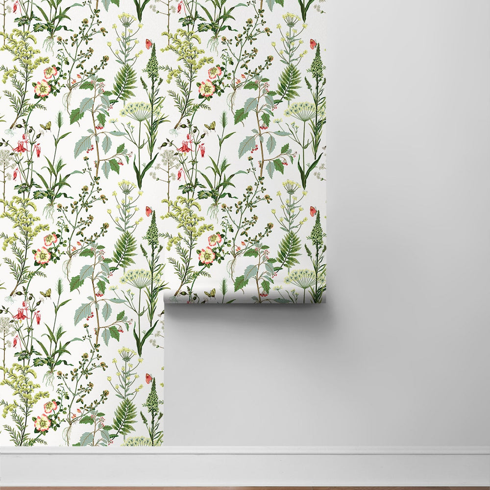 
                  
                    160140WR botanical peel and stick wallpaper roll from Surface Style
                  
                