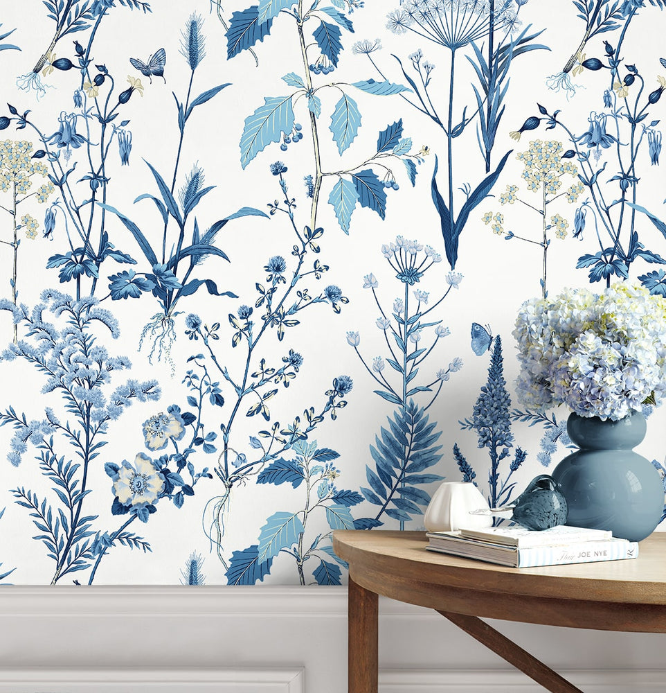 160141WR botanical peel and stick wallpaper decor from Surface Style