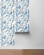 160141WR botanical peel and stick wallpaper roll from Surface Style