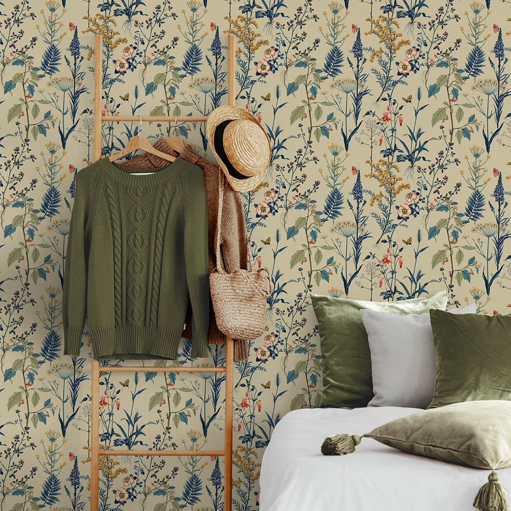 
                  
                    160142WR botanical peel and stick wallpaper bedroom from Surface Style
                  
                