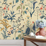 160142WR botanical peel and stick wallpaper decor from Surface Style