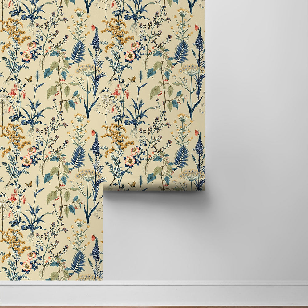 
                  
                    160142WR botanical peel and stick wallpaper roll from Surface Style
                  
                