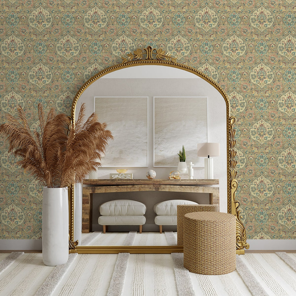 
                  
                    160151WR Caspian vintage peel and stick wallpaper accent from Surface Style
                  
                