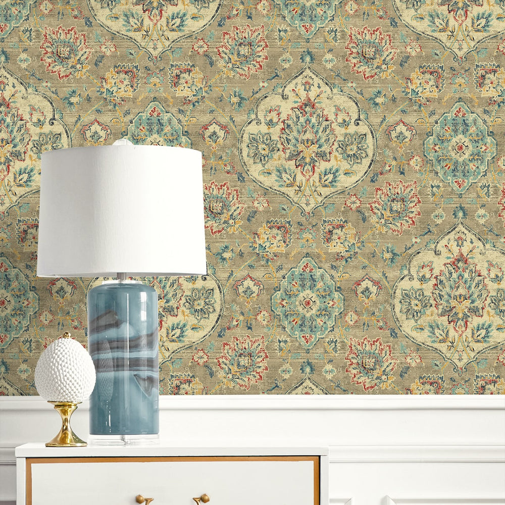 
                  
                    160151WR Caspian vintage peel and stick wallpaper decor from Surface Style
                  
                