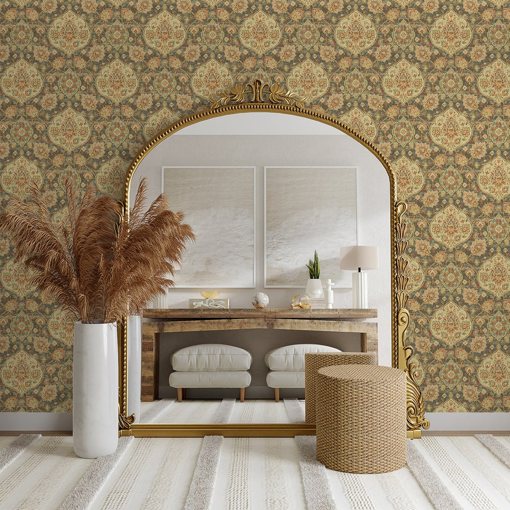 
                  
                    160152WR Caspian vintage peel and stick wallpaper accent from Surface Style
                  
                