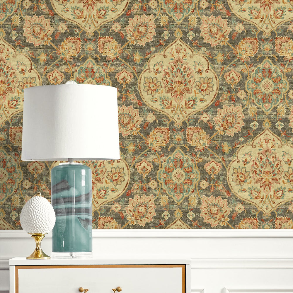 
                  
                    160152WR Caspian vintage peel and stick wallpaper decor from Surface Style
                  
                