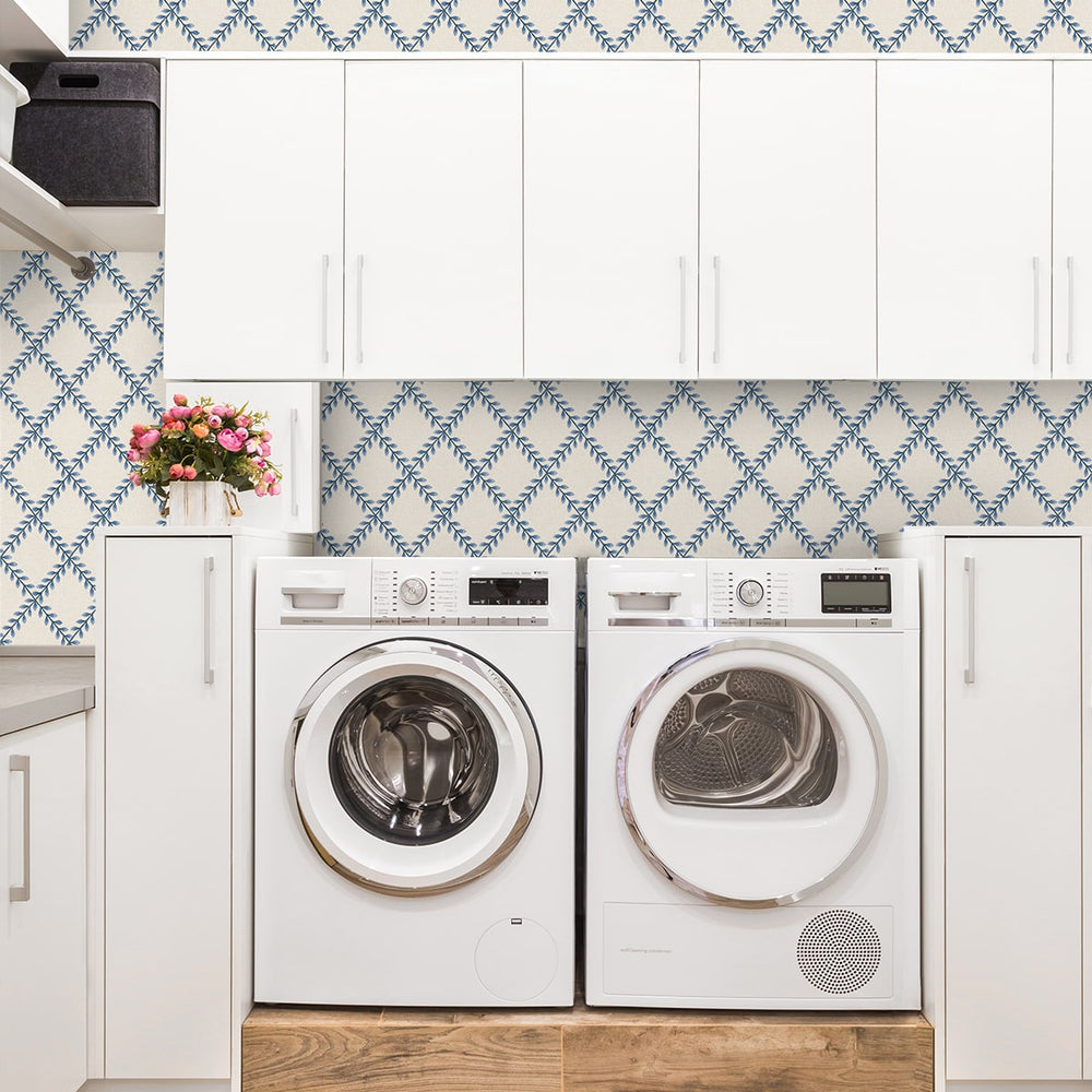 
                  
                    160160WR geometric peel and stick wallpaper laundry room from Surface Style
                  
                